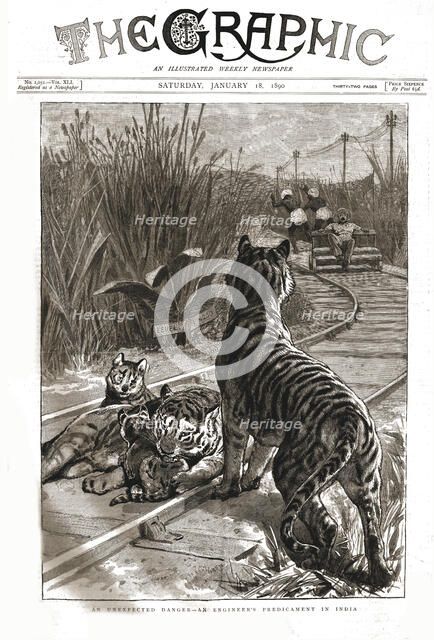 ''The Graphic, Front Cover Saturday January 18. 1890',1890. Creator: Charles Edwin Fripp.