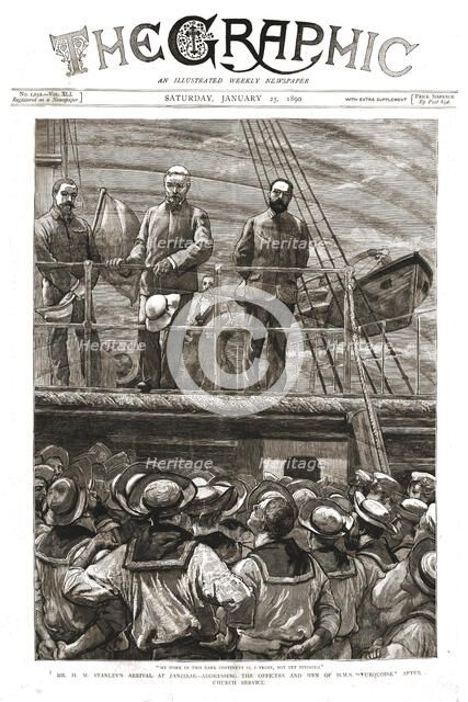 ''The Graphic, Front Cover Saturday January 25. 1890',1890. Creator: Charles Edwin Fripp.