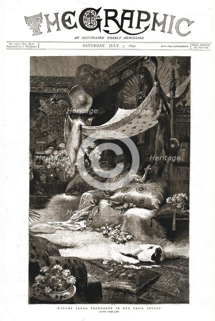 ''The Graphic, Front Cover Saturday July 5, 1890', 1890. Creator: Unknown.