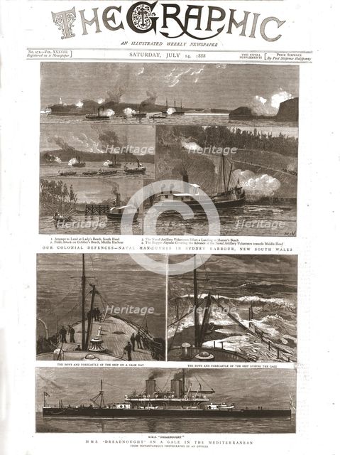 ''The Graphic, Front Cover Saturday July 14th. 1888', 1888. Creator: Unknown.
