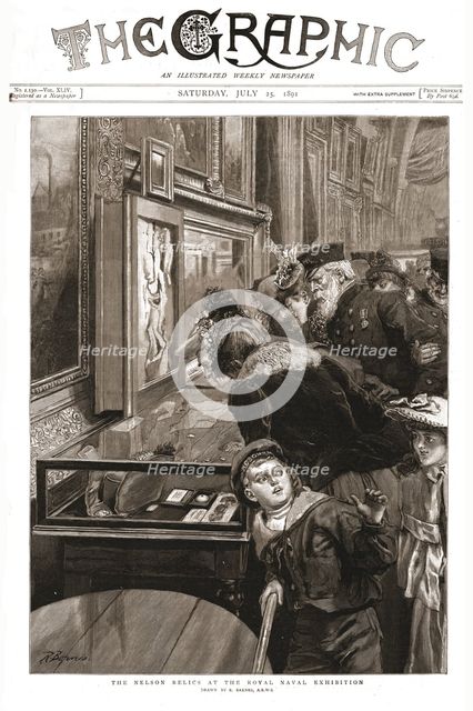 ''The Graphic, Front Cover Saturday, July 25, 1891', 1891. Creator: R Barnes.