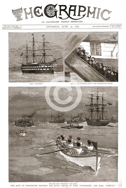 ''The Graphic, Front Cover Saturday June 14, 1890', 1890. Creator: Unknown.