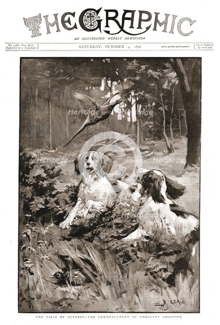 ''The Graphic, Front Cover Saturday, October 4, 1890', 1890. Creator: Unknown.