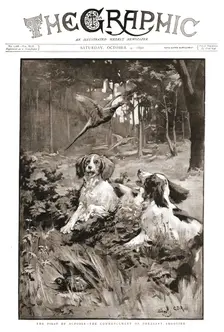 'The Graphic, Front Cover Saturday, October 4, 1890 1890. Creator: Unknown