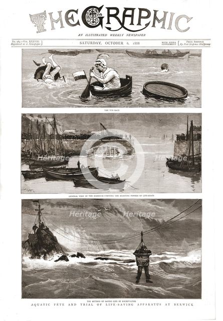 ''The Graphic, Front Cover Saturday October 6. 1888', 1888. Creator: Unknown.