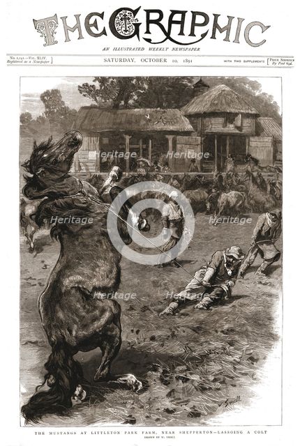 ''The Graphic, Front Cover Saturday, October 10, 1891', 1891. Creator: Unknown.