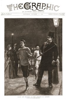 'The Graphic, Front Cover Saturday, October 11, 1890 1890. Creator: Unknown