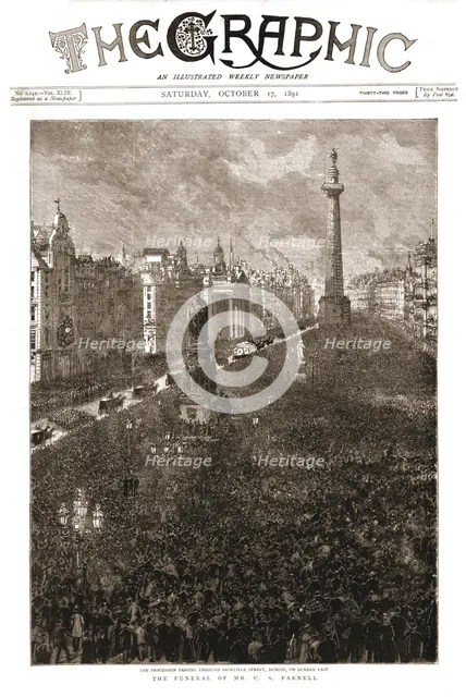 ''The Graphic, Front Cover Saturday, October 17, 1891', 1891. Creator: Unknown.