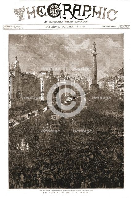 ''The Graphic, Front Cover Saturday, October 17, 1891', 1891. Creator: Unknown.