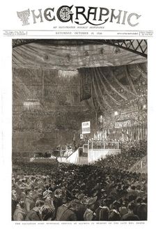 'The Graphic, Front Cover Saturday, October 18, 1890 1890. Creator: Unknown