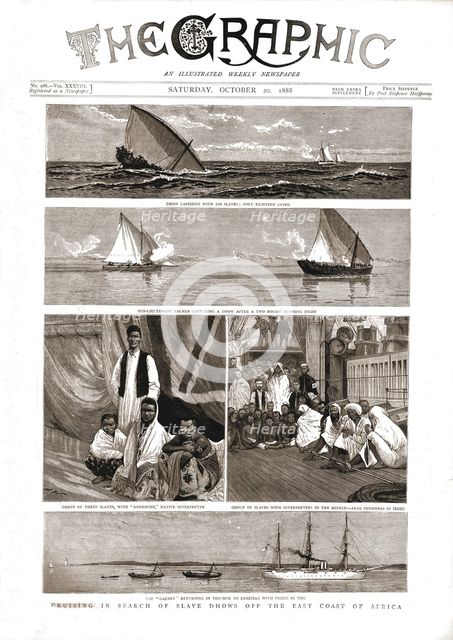 ''The Graphic, Front Cover Saturday October 20. 1888', 1888. Creator: Unknown.