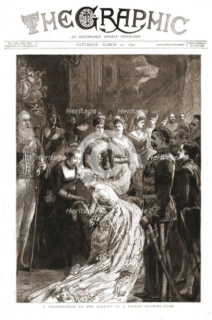 ''The Graphic, Front Cover Saturday March 22, 1890', 1890. Creator: Unknown.