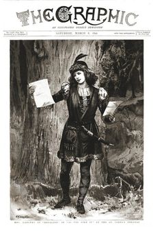 'The Graphic, Front Cover Saturday March 8, 1890 1890. Creator: Unknown