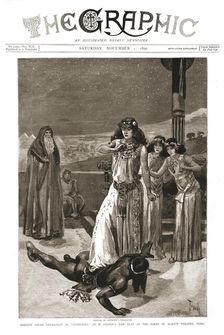 'The Graphic, Front Cover Saturday, November 1, 1890 1890. Creator: Unknown