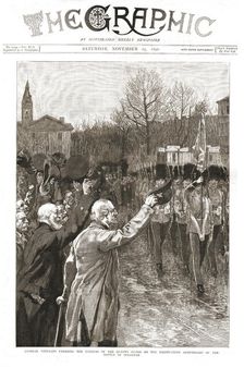 'The Graphic, Front Cover Saturday, November 15, 1890 1890. Creator: Unknown