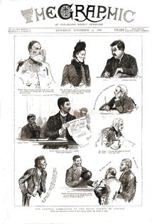 'The Graphic, Front Cover Saturday November 17. 1888 1888. Creator: Unknown