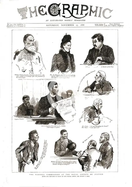 ''The Graphic, Front Cover Saturday November 17. 1888', 1888. Creator: Unknown.