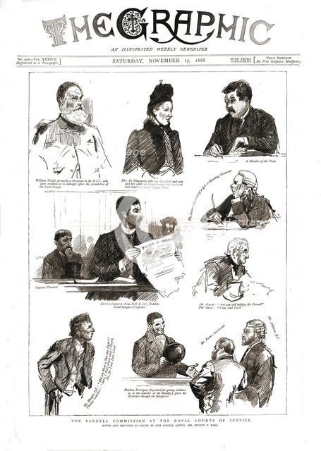 ''The Graphic, Front Cover Saturday November 17. 1888', 1888. Creator: Unknown.