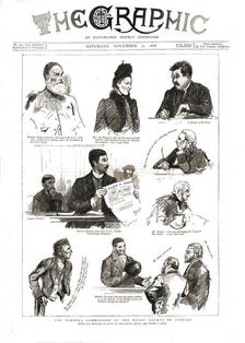 'The Graphic, Front Cover Saturday November 17. 1888 1888. Creator: Unknown