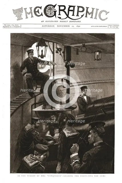 ''The Graphic, Front Cover Saturday, November 22, 1890', 1890. Creator: Unknown.