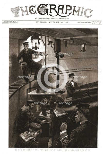 ''The Graphic, Front Cover Saturday, November 22, 1890', 1890. Creator: Unknown.