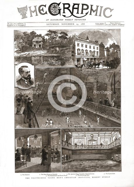 ''The Graphic, Front Cover Saturday November 24. 1888', 1888. Creator: Unknown.