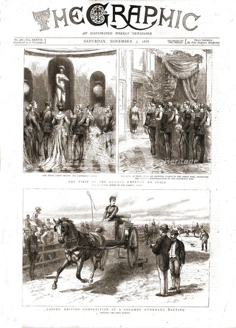 ''The Graphic, Front Cover Saturday November 3. 1888', 1888. Creator: Unknown.