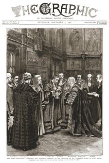 'The Graphic, Front Cover Saturday, November 7, 1891 1891. Creator: Unknown