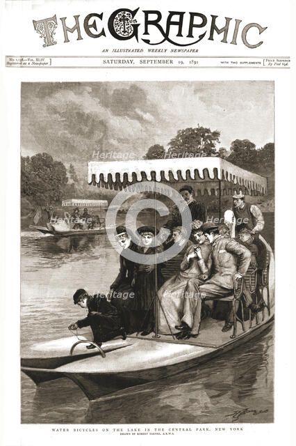 ''The Graphic, Front Cover Saturday, September 19, 1891', 1891. Creator: Robert Barnes.