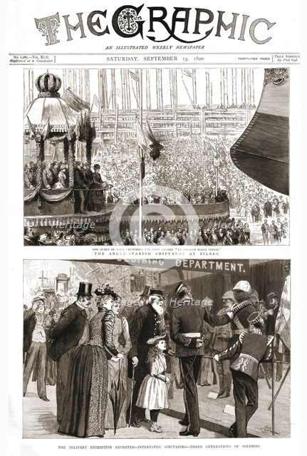 ''The Graphic, Front Cover Saturday September 13, 1890', 1890. Creator: Unknown.