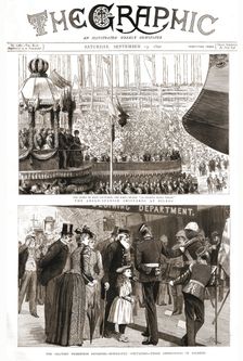 'The Graphic, Front Cover Saturday September 13, 1890 1890. Creator: Unknown