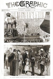 'The Graphic, Front Cover Saturday September 13, 1890 1890. Creator: Unknown