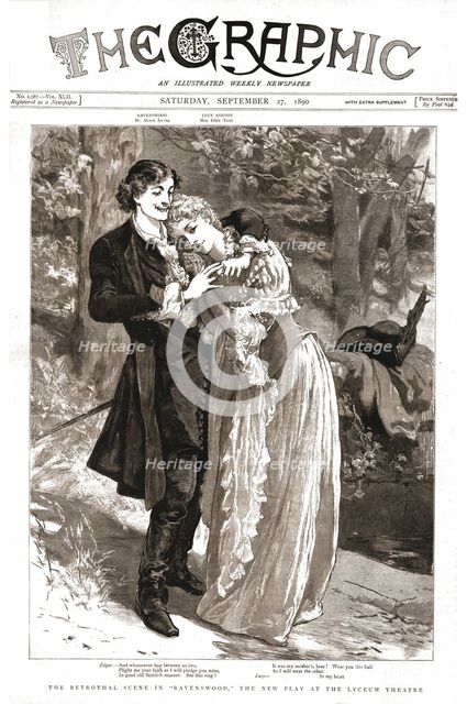 ''The Graphic, Front Cover Saturday September 27, 1890', 1890. Creator: Unknown.
