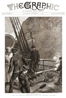 'The Graphic, Front Cover Saturday September 6, 1890 1890. Creator: Unknown