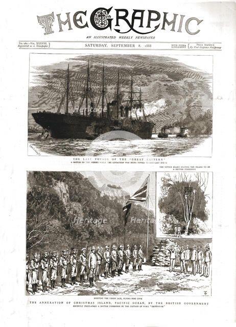 ''The Graphic, Front Cover Saturday September 8th. 1888', 1888. Creator: Unknown.