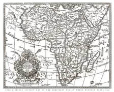 The Graphic Stanley Number; Africa Before Stanley'--Map of the Continent printed 1609, published Creator: Unknown