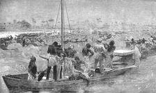 The Graphic Stanley Number; Bangala Courtesies, fight with the Bangala 1890. Creator: Unknown