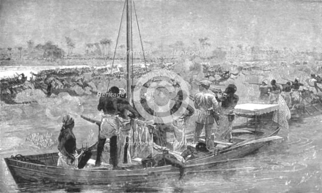 'The Graphic' Stanley Number; Bangala Courtesies, fight with the Bangala', 1890. Creator: Unknown.