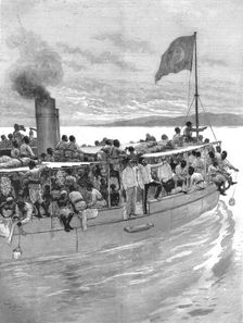 The Graphic Stanley Number; Emin Pasha on board the steamer Khedive crossing the Albert Nyanza t Creator: Unknown