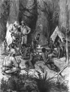 The Graphic Stanley Number; Forest Dwarfs Eating Snakes 1890. Creator: Unknown