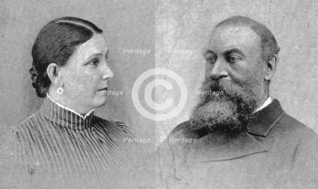 'The Graphic' Stanley Number; Lady Baker and Sir Samuel White Baker, F.R.S., F.R.G.S., F.R.S.A. Well Creator: Unknown.