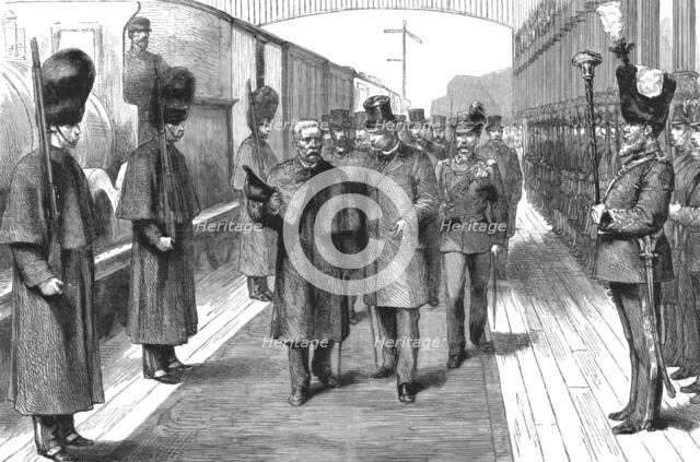 'The Graphic' Stanley Number; Mr. Stanley's Arrival at the Gare Du Midi, Brussels', 1890. Creator: Unknown.