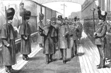 The Graphic Stanley Number; Mr. Stanley's Arrival at the Gare Du Midi, Brussels 1890. Creator: Unknown
