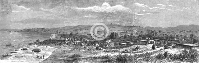 'The Graphic' Stanley Number; Ujiji, Near Lake Tanganyika where Sanley met Livingstone', 1890 Creator: Unknown.