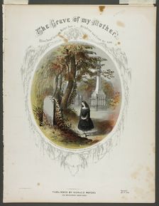 The Grave of My Mother, 1853. Creator: Napoleon Sarony