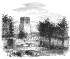 The Grave of Cook, in Rugeley Churchyard, 1856. Creator: Unknown