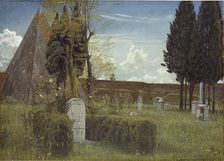 The Grave of Keats, 1873. Artist: Walter Crane