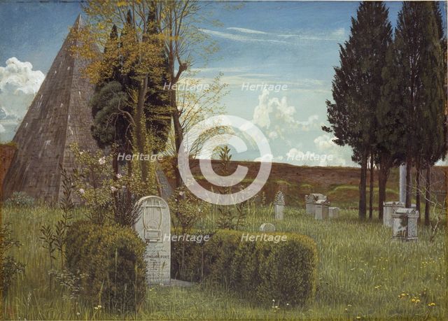 The Grave of Keats, 1873. Artist: Walter Crane.
