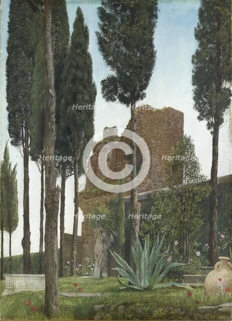 The Grave of Shelley, 1873. Artist: Walter Crane.