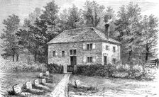 The grave of William Penn at Jordans, Buckinghamshire, 1881. Creator: Unknown